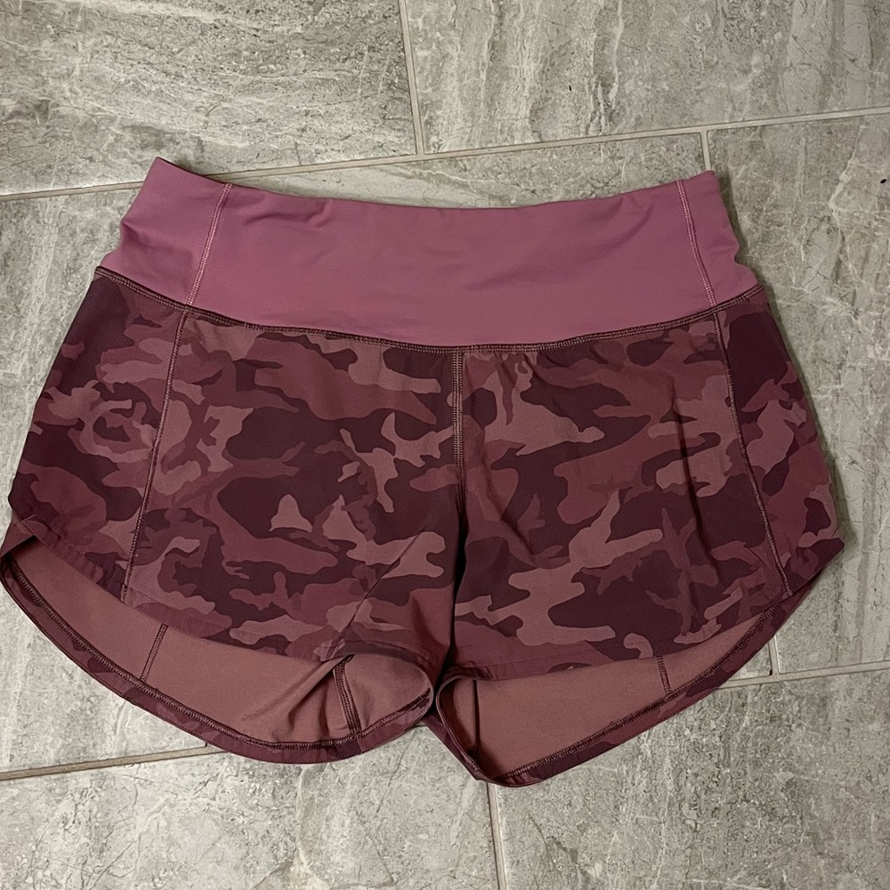 lululemon speed-up high rise 4” shorts